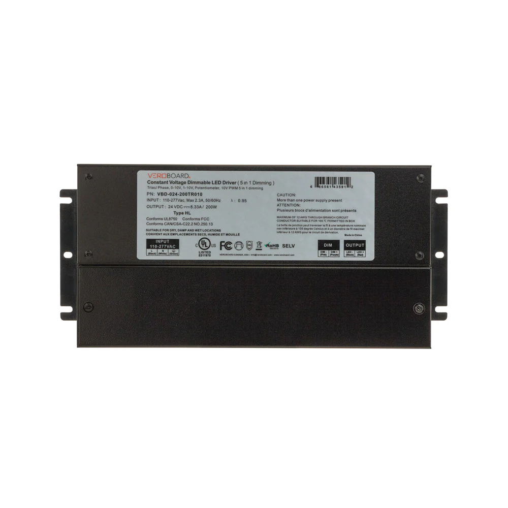 5in1 Dimming Triac/Phase/MLV/ELV/0-10V/Potentiometer/10V PWM, LED Driver 24V 200W - Image 3