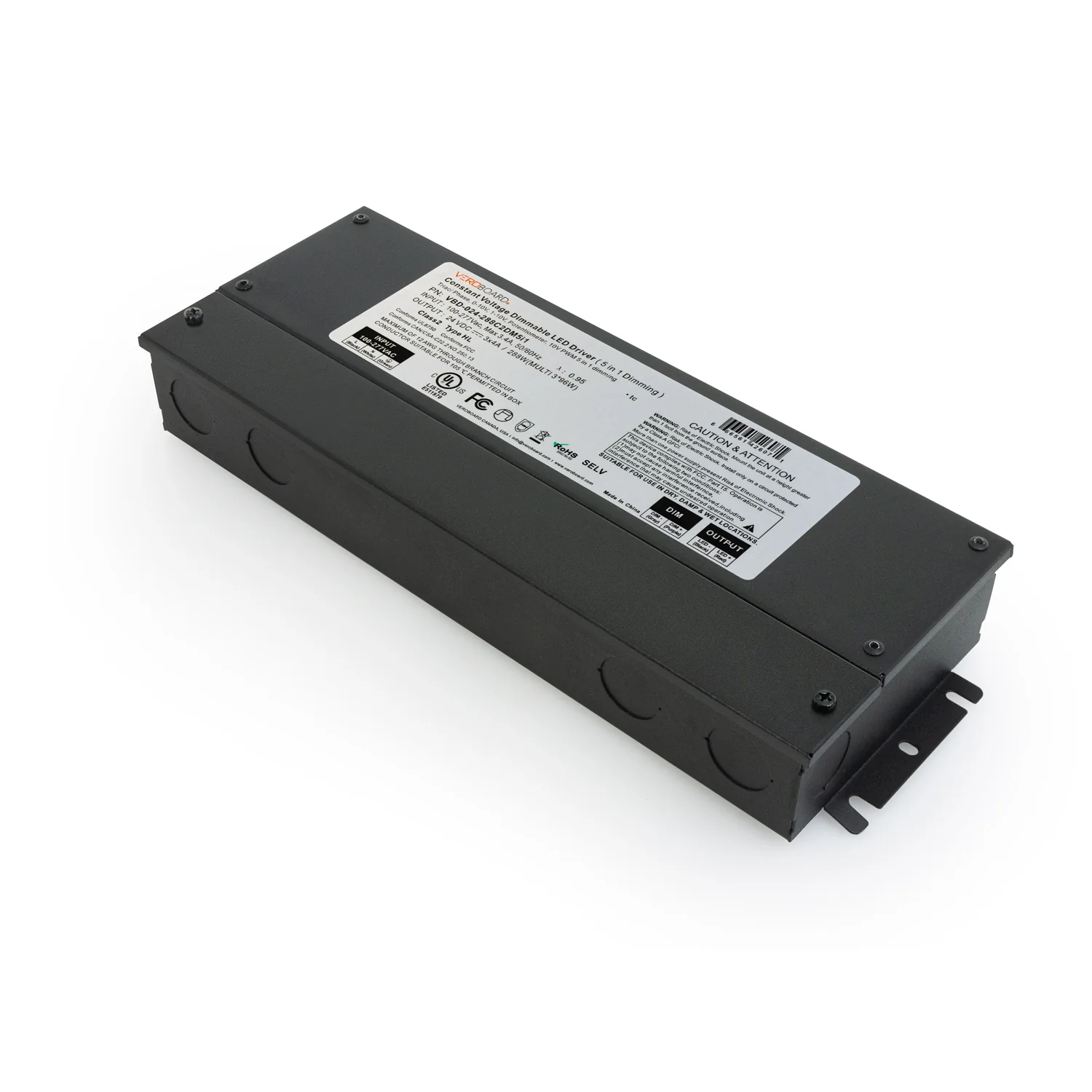 5in1 Dimming Triac/Phase/MLV/ELV/0-10V/Potentiometer/10V PWM LED Driver 24V 288W - Image 5