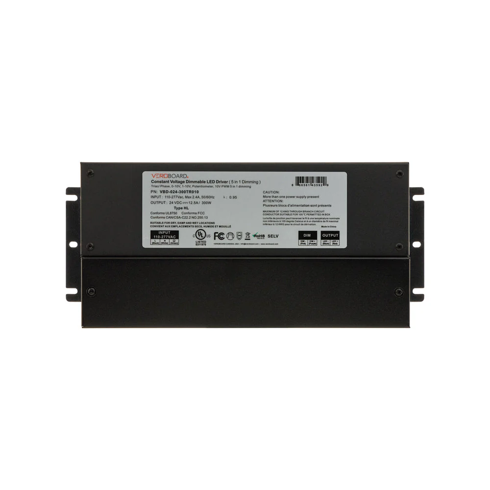 5in1 Dimming Triac/Phase/MLV/ELV/0-10V/Potentiometer/10V PWM, LED Driver 24V 300W - Image 4