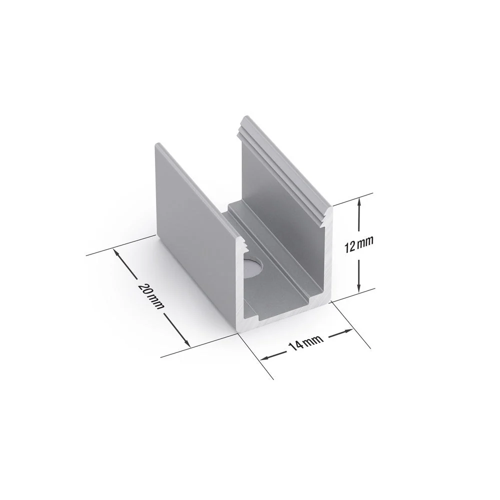 Neon LED Channel Mounting Clips CLN1018-MC (Pack of 10) - Image 2