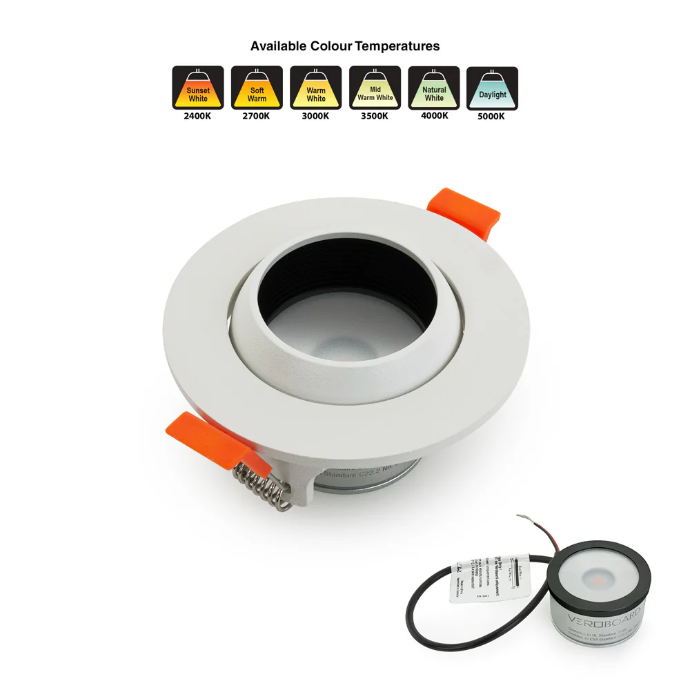 MTR-81W 12V Recessed LED Light Fixture, 3 inch White - Image 5