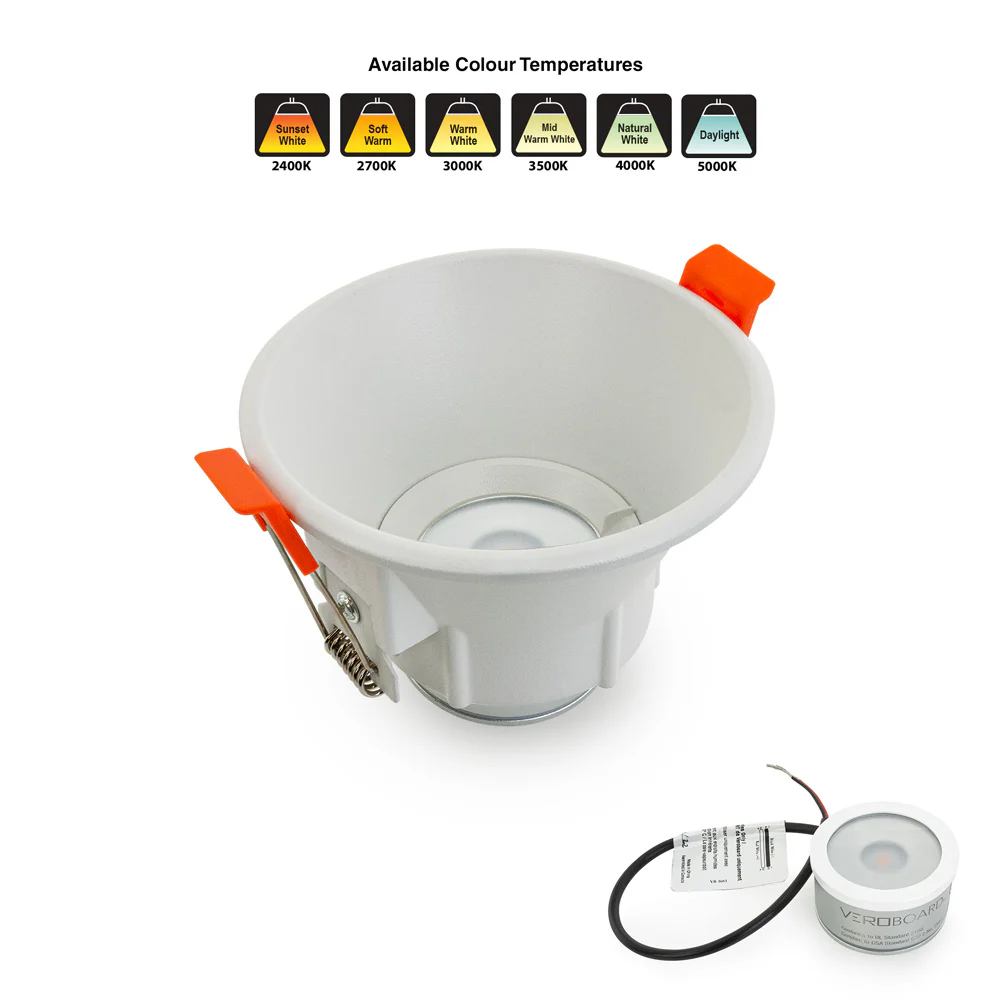 MTR-85W 12V Recessed LED Light Fixture, 3.5 inch White - Image 5