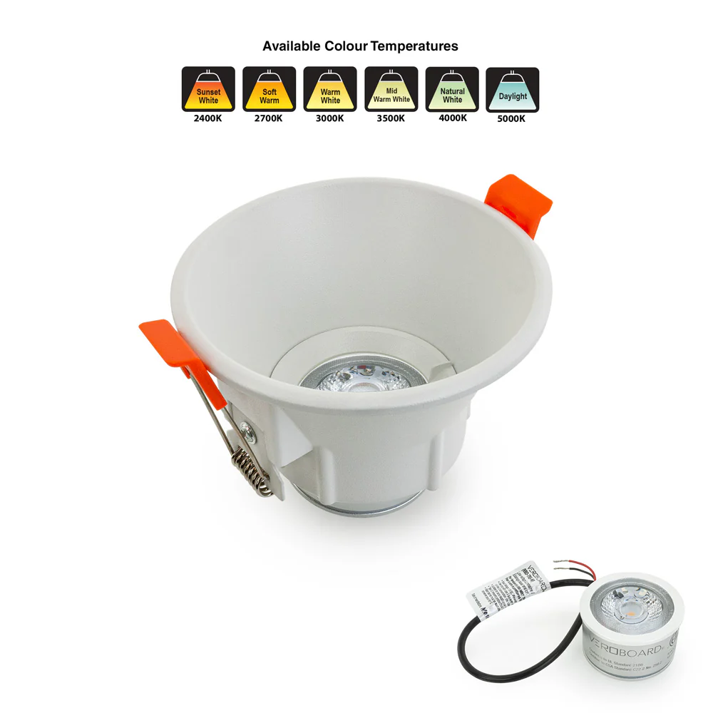MTR-85W 12V Recessed LED Light Fixture, 3.5 inch White - Image 6