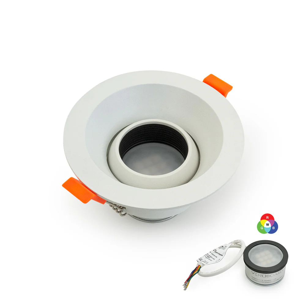 MTR-88W 12V Recessed LED Light Fixture, 3.25 inch White - Image 7