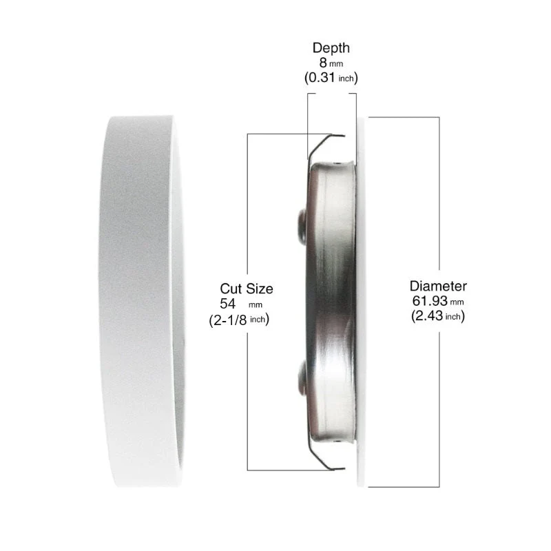 Retrofit Cabinet Light Kit 12V 2.5W 3000K (Pack of 3) - Image 2