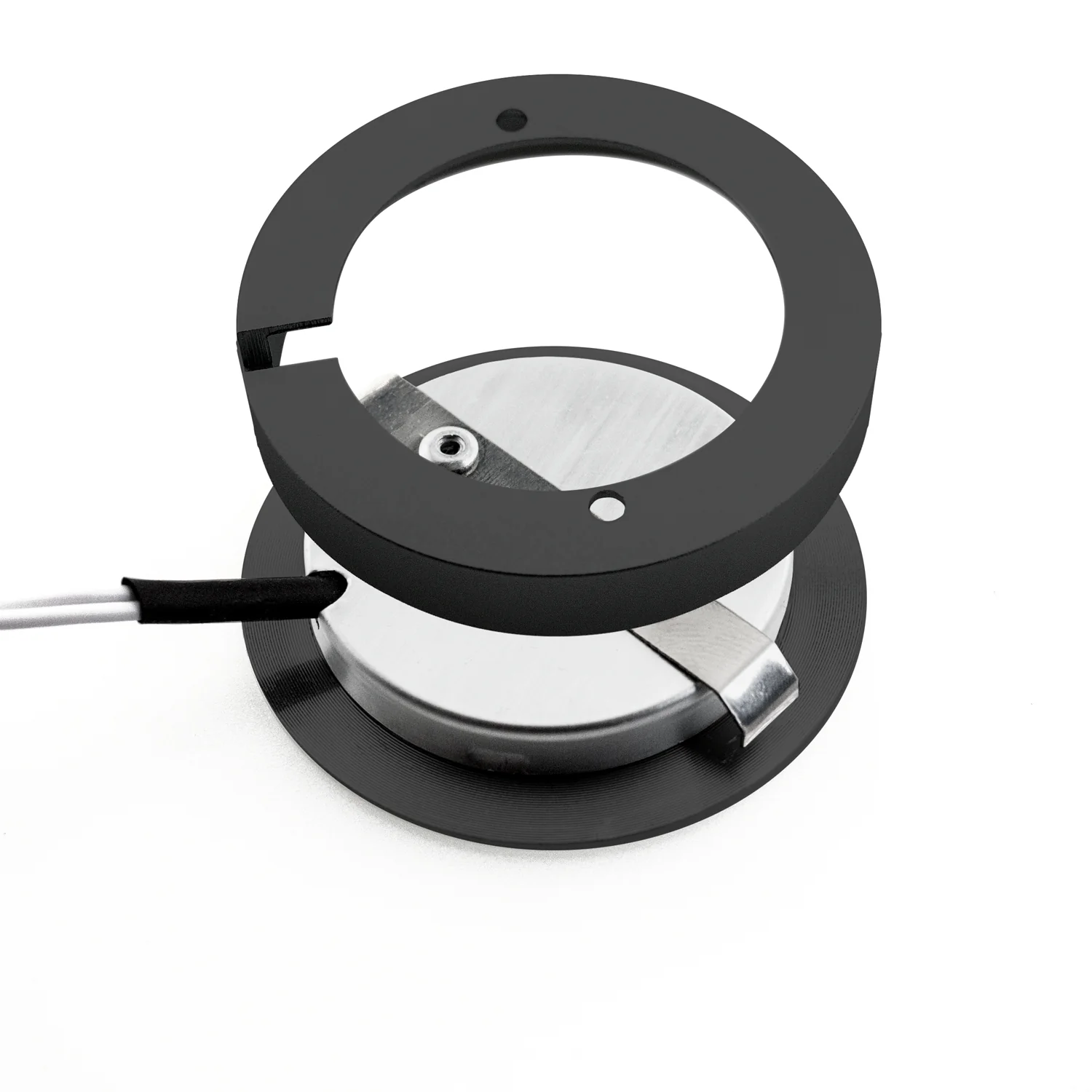 R25-12V-Black Round LED Cabinet Puck Light, 12V 2.5W CCT(2.4K, 2.7K, 3K, 3.5K, 4K, 5K) - Image 5