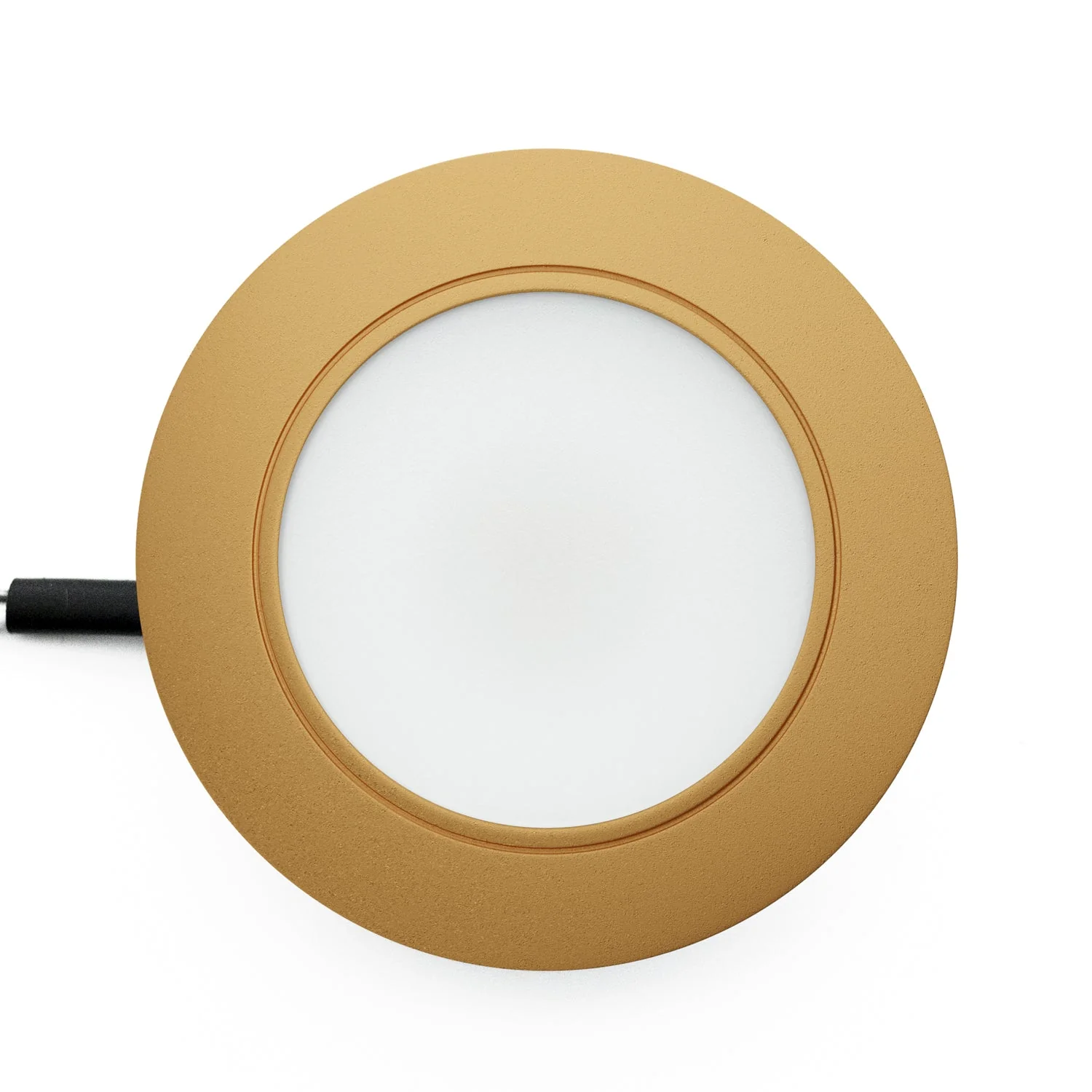 R25-12V-Gold Round LED Cabinet Puck Light, 12V 2.5W CCT(2.4K, 2.7K, 3K, 3.5K, 4K, 5K) - Image 3