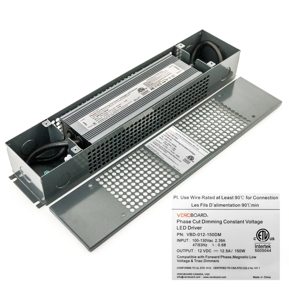 VBD-012-150DM Triac Dimmable Constant Voltage LED Driver, 12V 12.5A 150W - Image 3