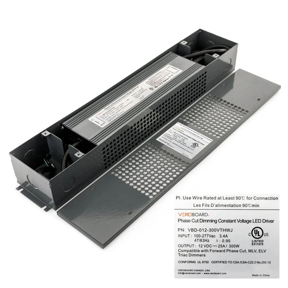 VBD-012-300VTHWJ Triac Dimmable Constant Voltage LED Driver, 12V 25A 300W - Image 3