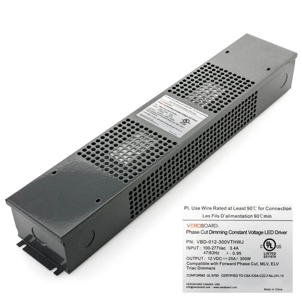 VBD-012-300VTHWJ Triac Dimmable Constant Voltage LED Driver, 12V 25A 300W - Image 5