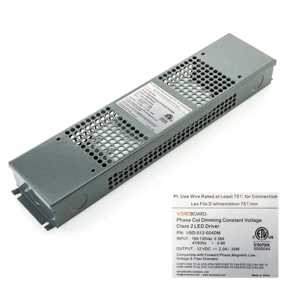 VBD-012-024DM Triac Dimmable Constant Voltage LED Driver, 12V 2.0A 24W - Image 5
