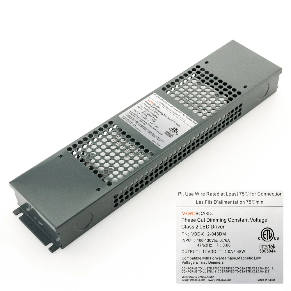 VBD-012-048DM Triac Dimmable Constant Voltage LED Driver, 12V 4.0A 48W - Image 5