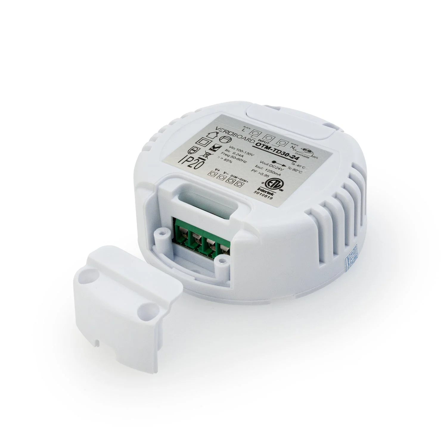 OTM-TD30-24 Constant Voltage LED Driver, 24V 1.25A 30W 0-10V Dimmable - Image 3