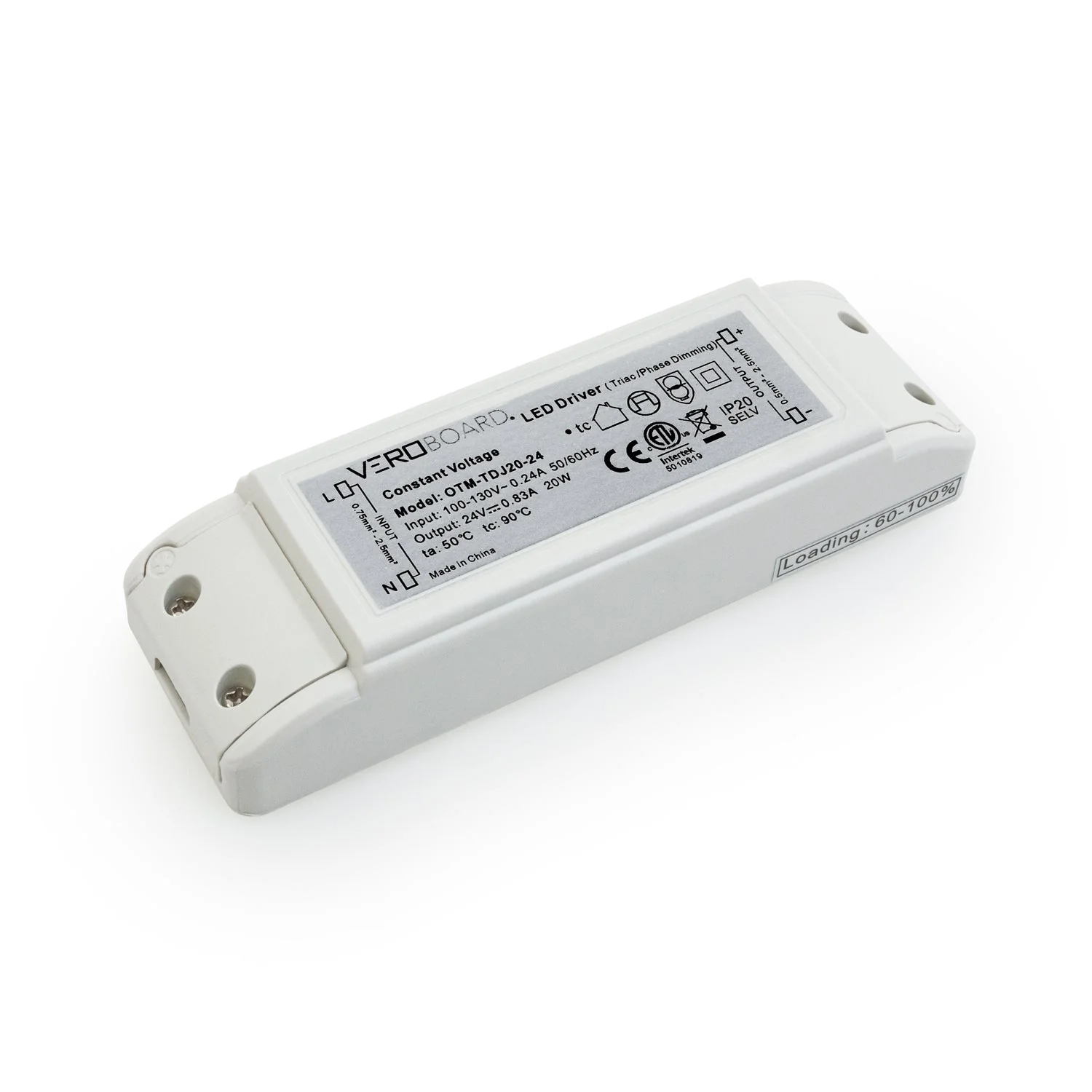 OTM-TDJ20-24 Constant Voltage Triac Dimming LED Driver, 24V 0.83A 20W - Image 4