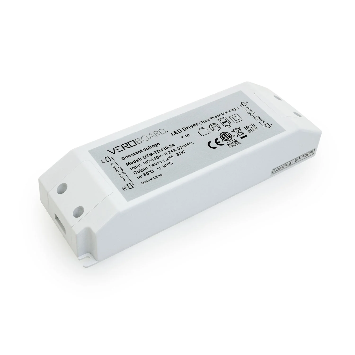 OTM-TDJ30-24 Constant Voltage Triac Dimming LED Driver,  24V 1.25A 30W - Image 4