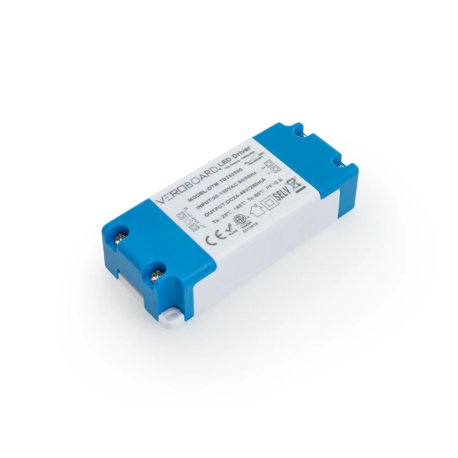 OTM-TD252500-280 Constant Current Triac Dimming LED Driver, 280mA 24-48V 12W Dimmable - Image 3