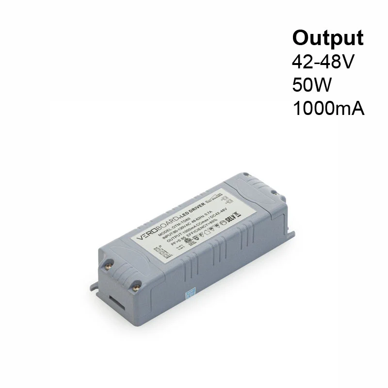 OTM-TD60-1000 Constant Current Triac Dimming LED Driver, 1000mA 42-48VDC