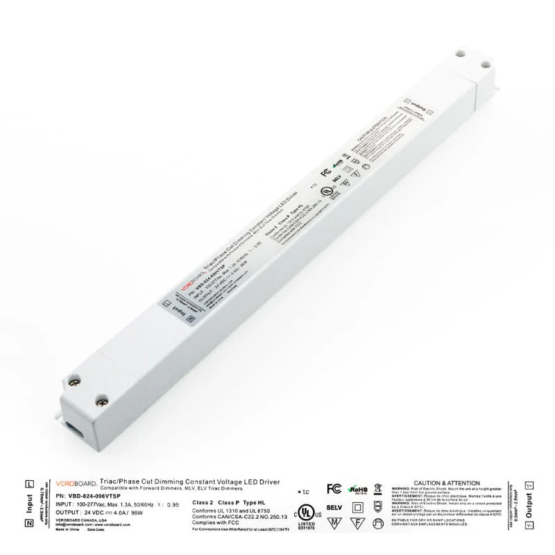 Super Slim VBD-024-096VTSP Triac Dimmable Constant Voltage LED Driver, 24V 4A 96W - Image 3