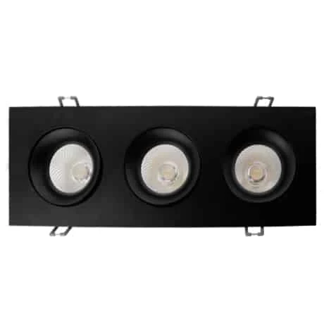 Votatec 3.5″ 3 HEADS Regressed Gimbal 5Way CCT Adjustable VO-SP3.5W12-120-D-5WAY-3H 120V 36W CCT(2.7K, 3K, 3.5K, 4K, 5K) - Image 3