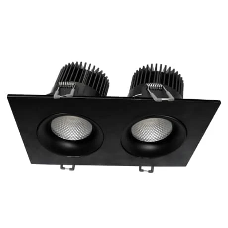 Votatec 3.5″ 2 HEADS Regressed Gimbal 5Way CCT Adjustable VO-SP3.5W12-120-D-5WAY-2H 120V 24W CCT(2.7K, 3K, 3.5K, 4K, 5K) - Image 5