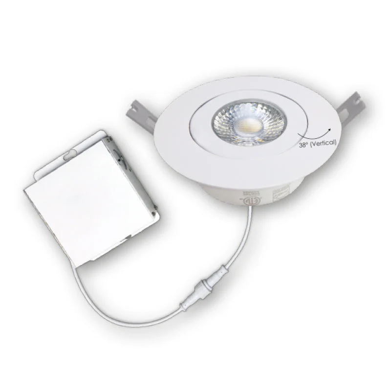 Votatec 4″ Gimbal Slim -5 way CCT VO-GRP4W10-120-D-5WAY 120V 10W CCT(2.7K, 3K, 3.5K, 4K, 5K) - Image 3
