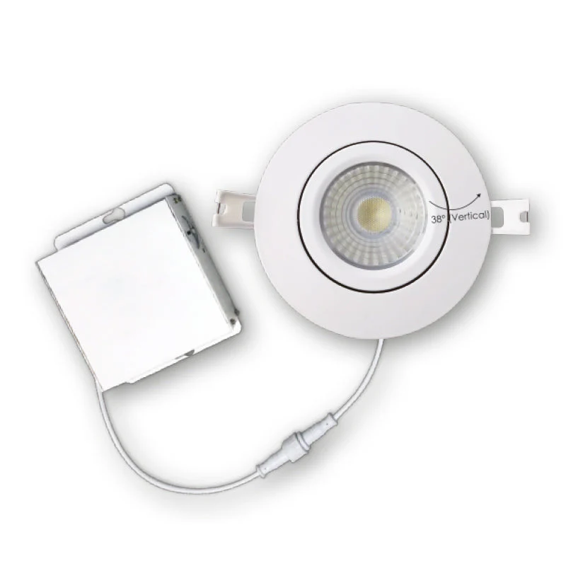 Votatec 4″ Gimbal Airtight -5 way CCT VO-GRP4W10-120-D-5WAY 120V 10W CCT(2.7K, 3K, 3.5K, 4K, 5K) - Image 2