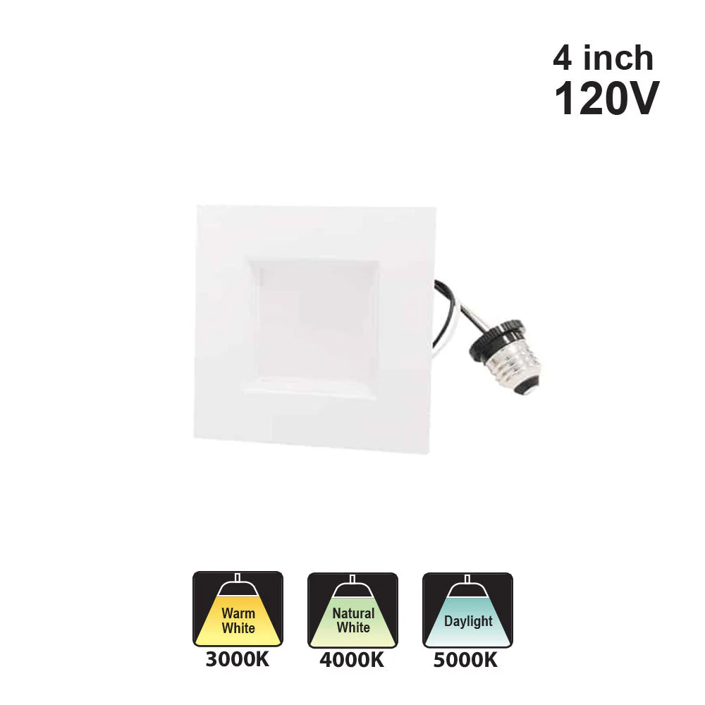 Votatec 4″ Retrofit Downlight – 4CCT Adjustable VO-SR4W9-120-D-4way 120V 9.3W CCT(3K, 4K, 5K)