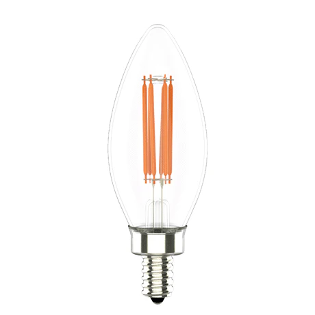 Votatec Candle Filament LED VO-FCAW5.5-120 120V 5.5W CCT(2.7K, 3K, 4K, 5K, 6K) - Image 2
