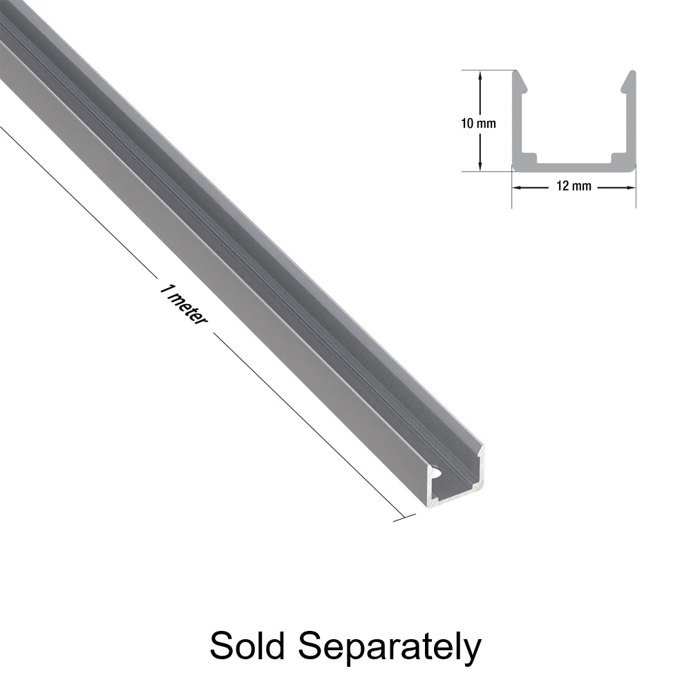 White Silicone Flexible LED Neon channel N1010-SF-W, 10m (32.8ft) max SURFACE Mount - Image 8