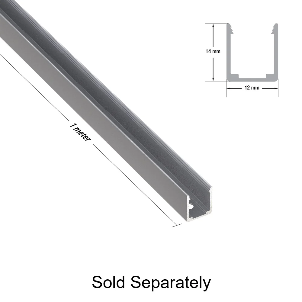 White Silicone Flexible LED Neon channel N1018-SD-W, 10m (32.8ft) max SIDE Mount - Image 8
