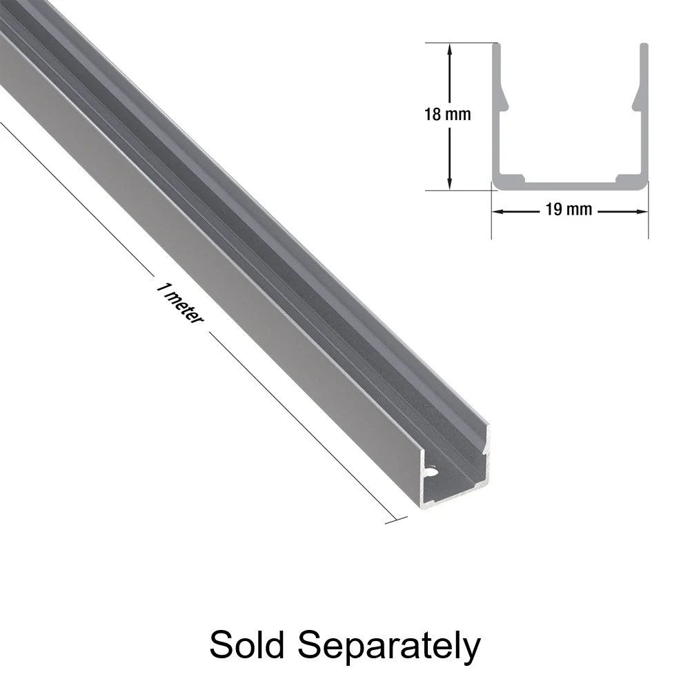 White Silicone Flexible LED Neon channel N1616-SD-W, 10m (32.8ft) max SIDE Mount - Image 8