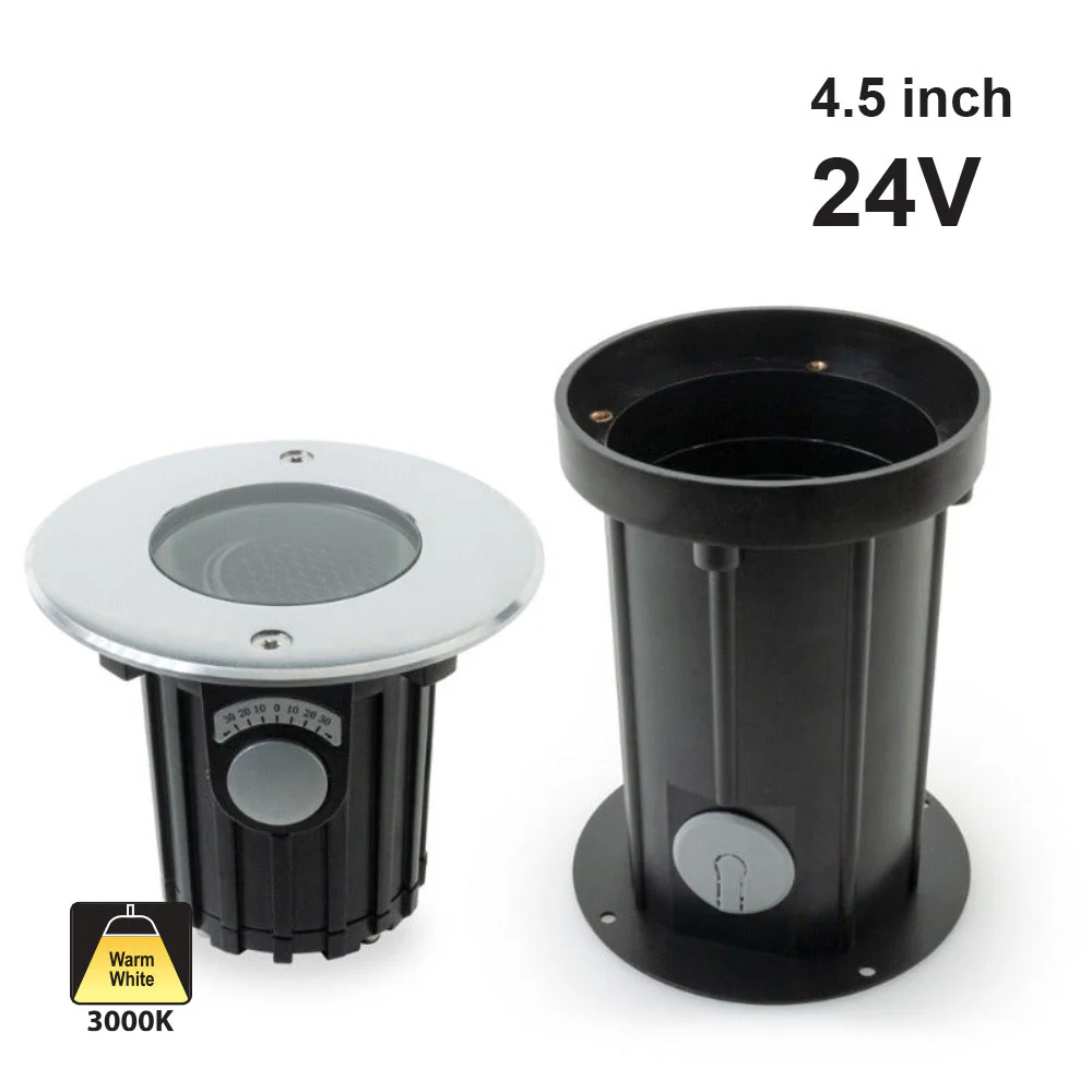 XB2DFR0257 Round Adjustable Beam Direction Up light, 24V 3.6W 3000K(Warm White)