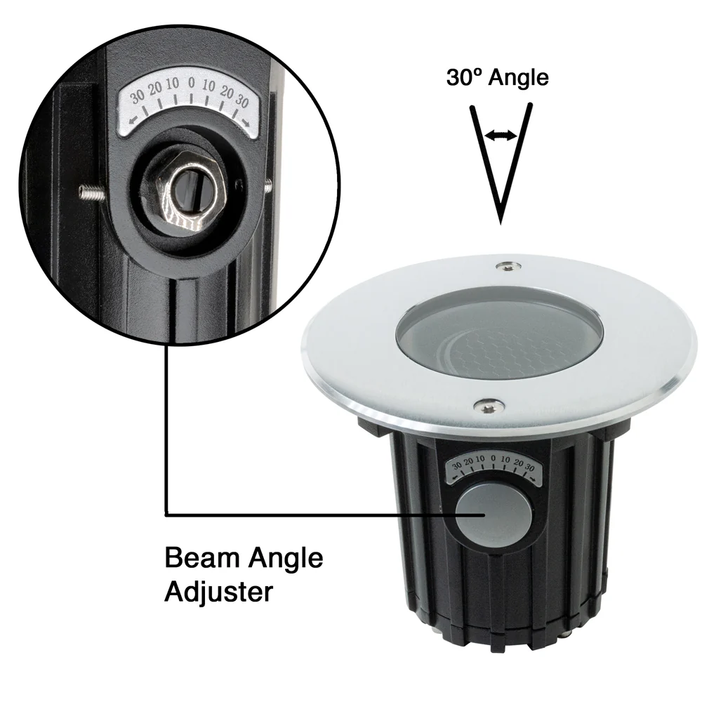 XB2DFR0257 Round Adjustable Beam Direction Up light, 24V 3.6W 3000K(Warm White) - Image 3