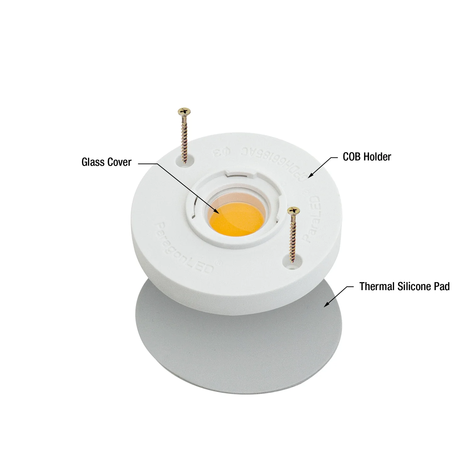 CBHT-42-36185-120V-27 COB Paragon LED Module with GPDH66185AC LED Holder, 120V 12W 2700K - Image 4