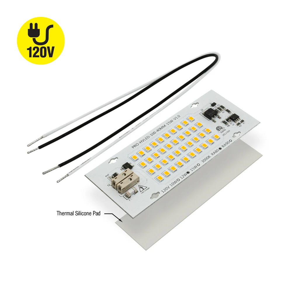 4 inch Linear ZEGA LED Module LHO-02-800-830-120-S3, 120V 800lm 3000K(Warm White) - Image 3